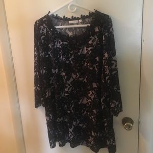 Susan Graver liquid knit top